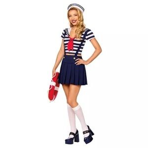 Women’s Halloween Sailor Costume Size Small